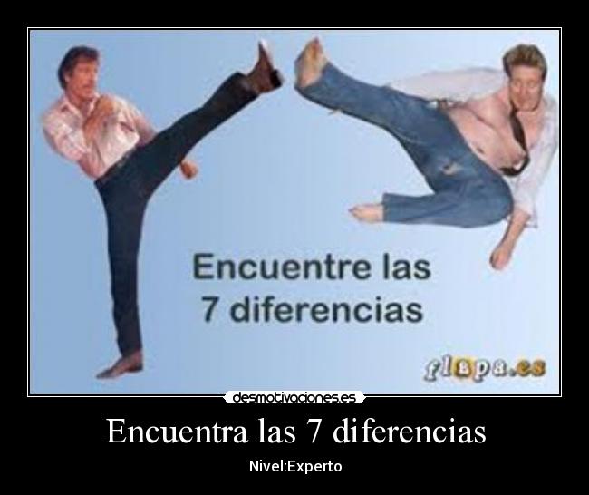Encuentra las 7 diferencias -