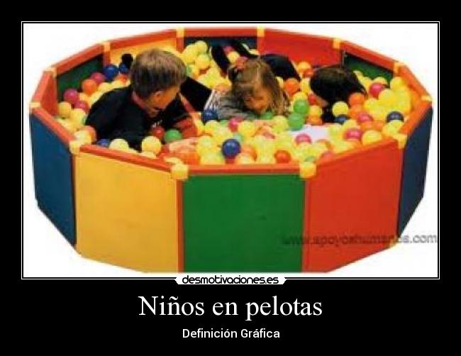 Niños en pelotas - Definición Gráfica