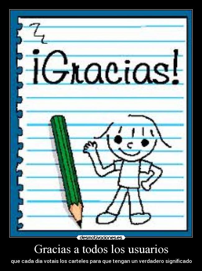 Gracias a todos los usuarios -