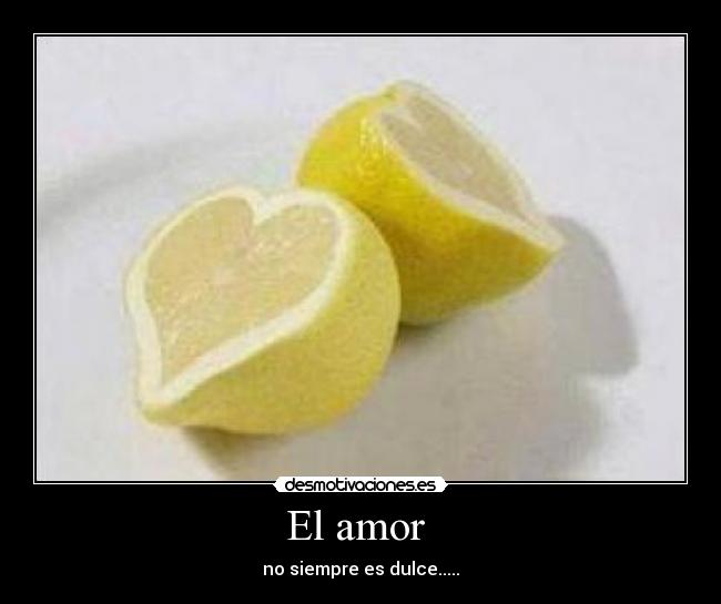 El amor -