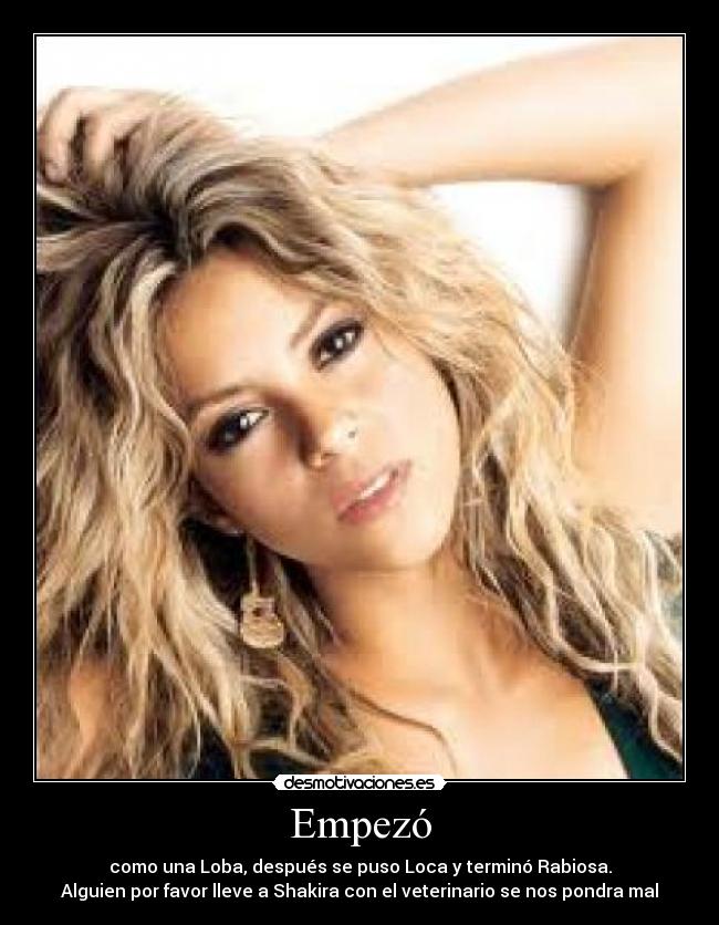 carteles shakira desmotivaciones