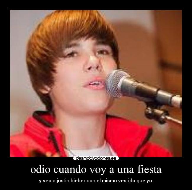 odio cuando voy a una fiesta -