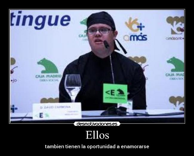 Ellos - tambien tienen la oportunidad a enamorarse