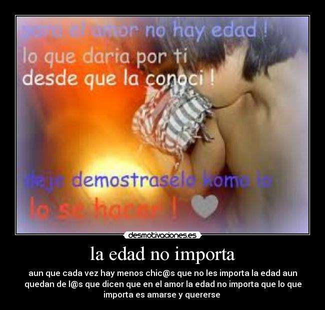 la edad no importa -