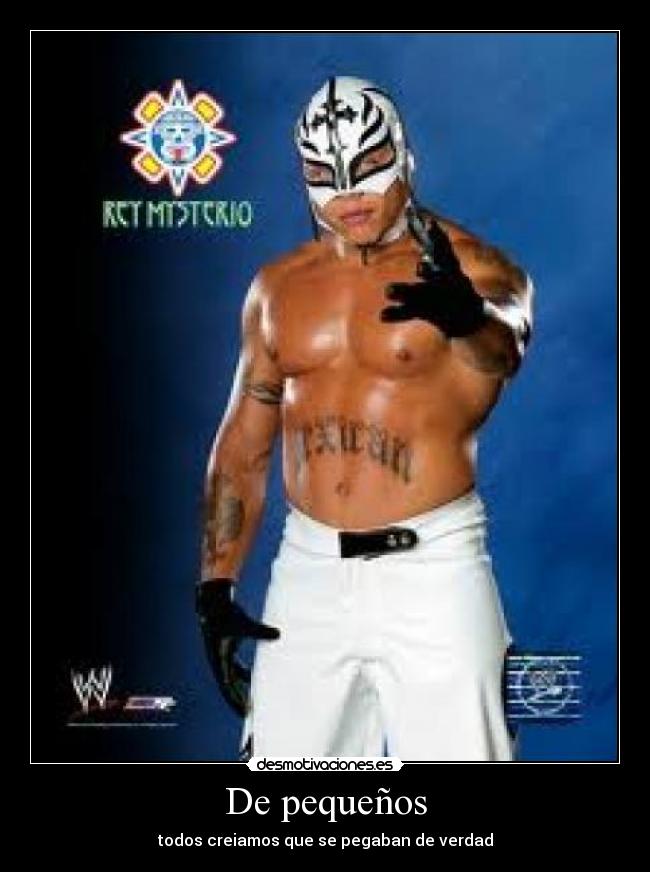 De pequeños - todos creiamos que se pegaban de verdad