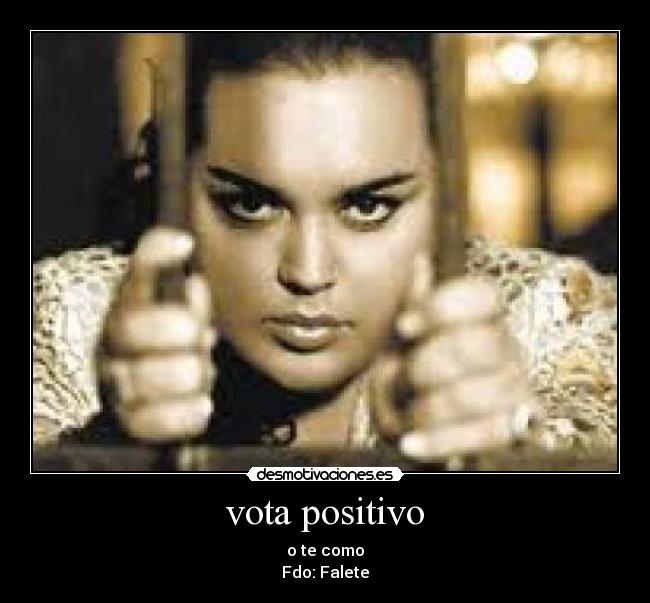 vota positivo -