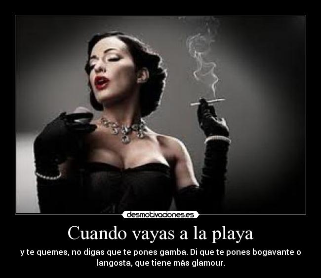 Cuando vayas a la playa -