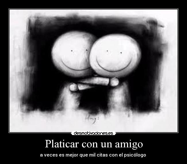 Platicar con un amigo - 