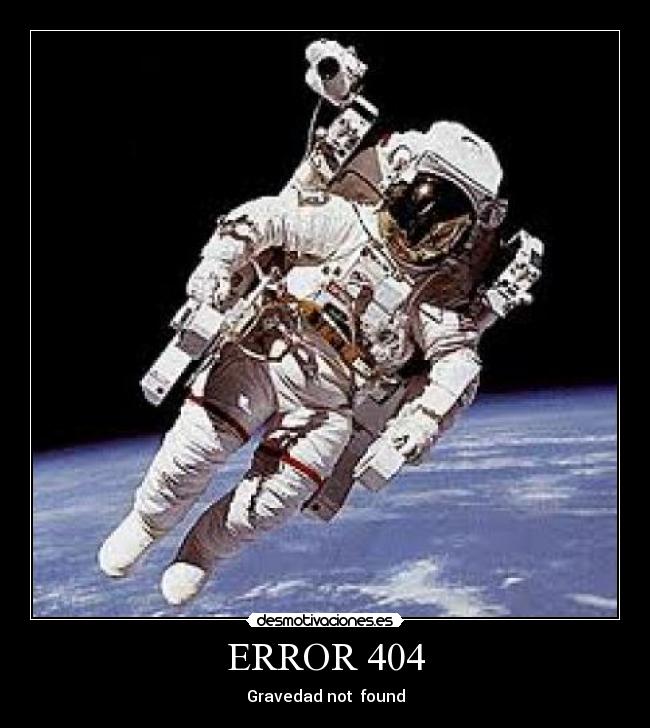 ERROR 404 - Gravedad not found