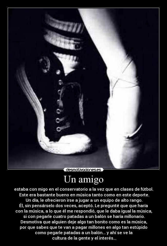 Un amigo -
