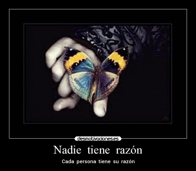 Nadie tiene razón -