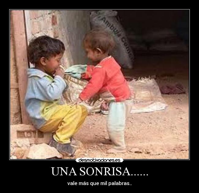 UNA SONRISA...... -