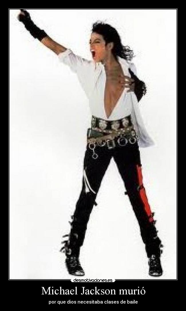Michael Jackson murió -