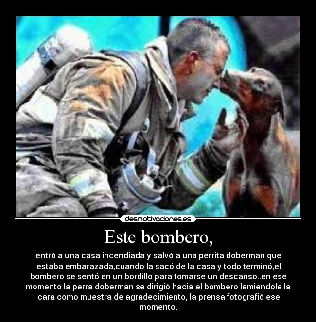 Este bombero, - 