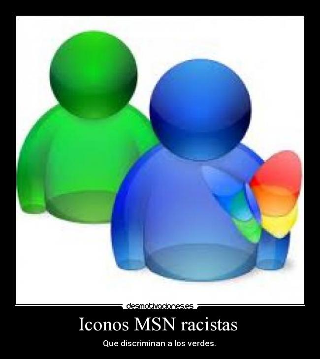 Iconos MSN racistas -
