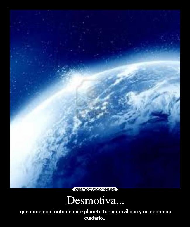 Desmotiva... -