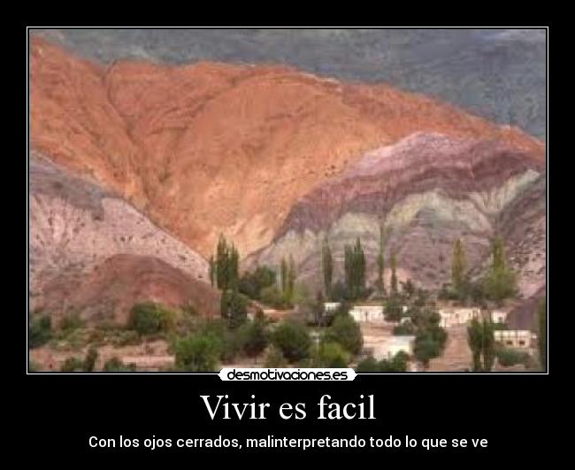 Vivir es facil - 