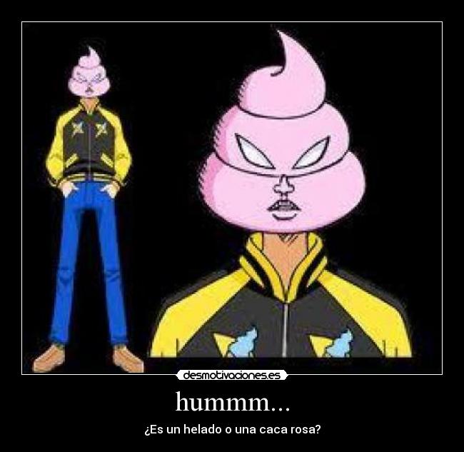 hummm... - ¿Es un helado o una caca rosa?