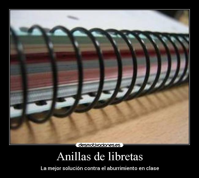 Anillas de libretas - 