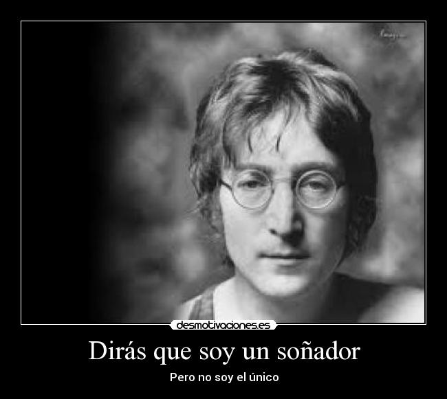 carteles jhon lennon imagine desmotivaciones