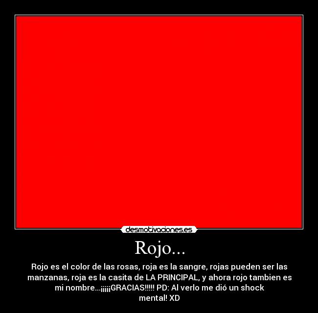 Rojo... - 