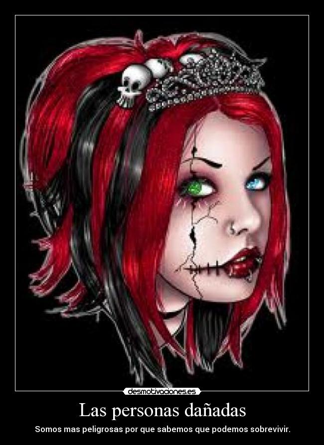 Las personas dañadas -