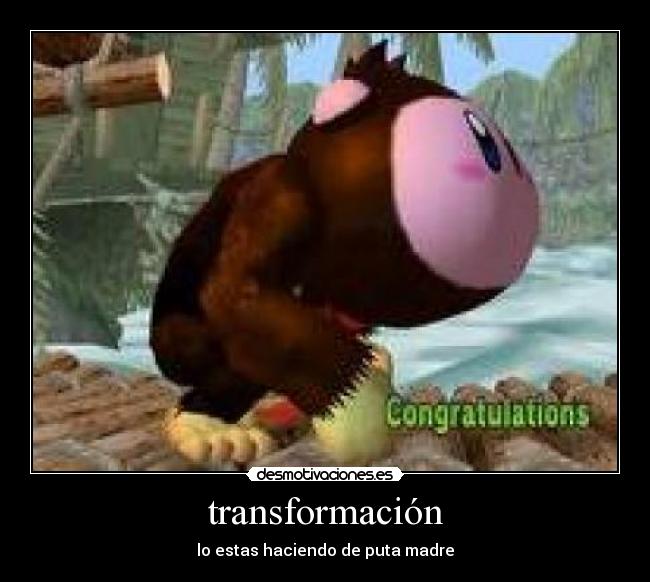 transformación -