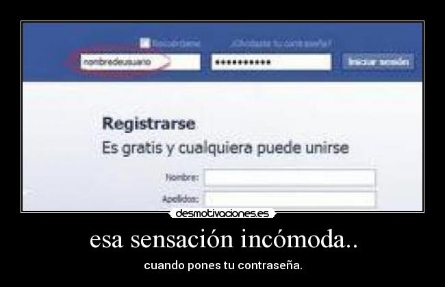 esa sensación incómoda.. - 