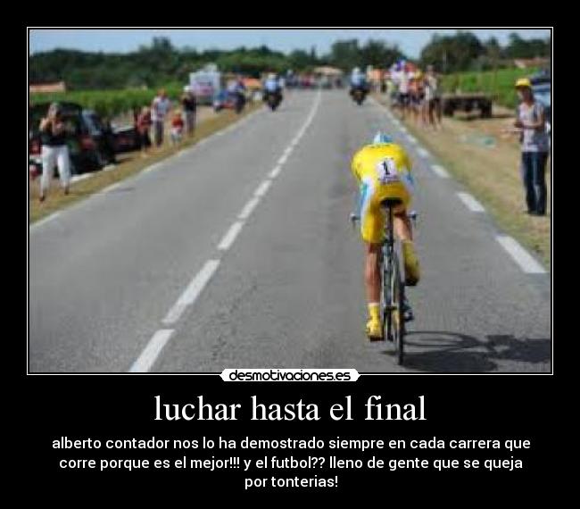 luchar hasta el final - 