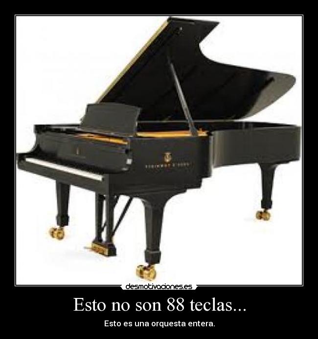 Esto no son 88 teclas... -