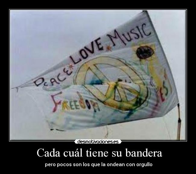 carteles bandera desmotivaciones