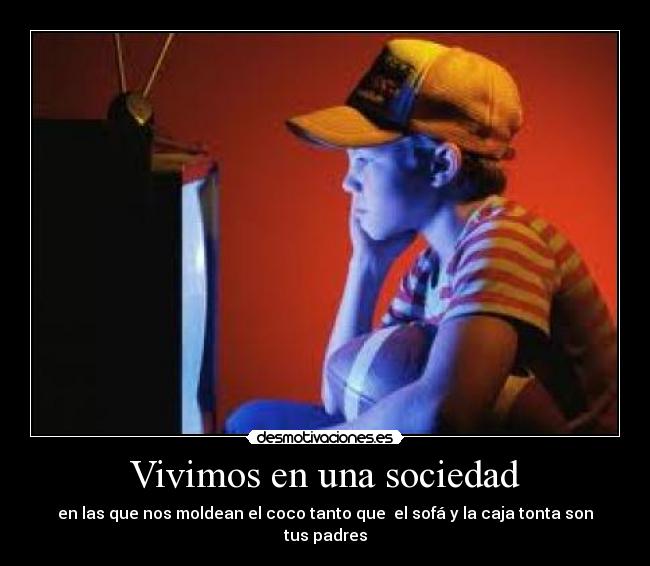 carteles sociedad sociedad tele sofa desmotivaciones