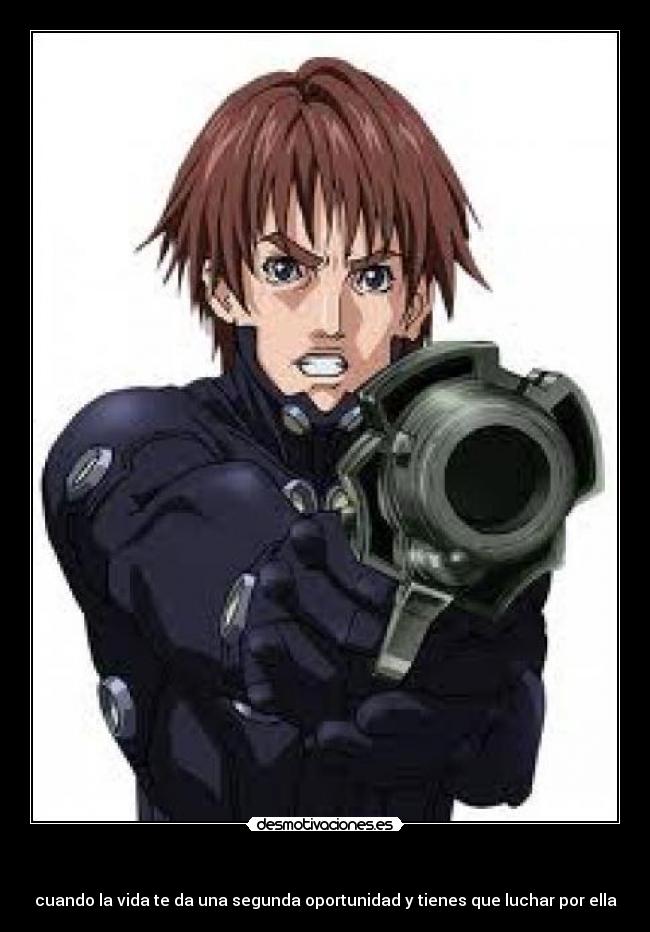 carteles kei kurono gantz gore anime desmotivaciones