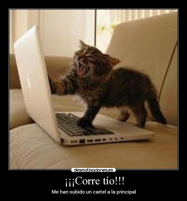 ¡¡¡Corre tío!!! -