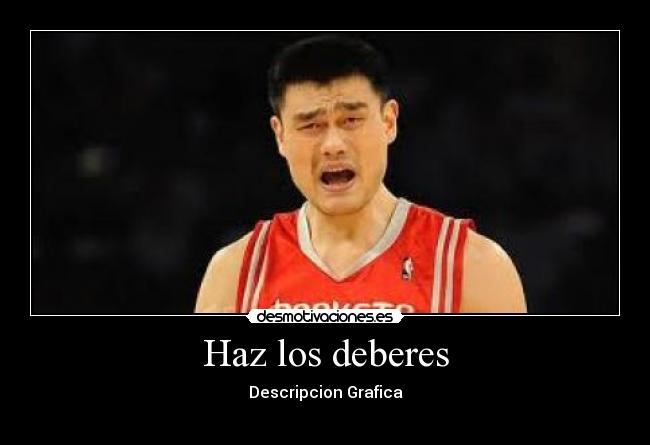 Haz los deberes -