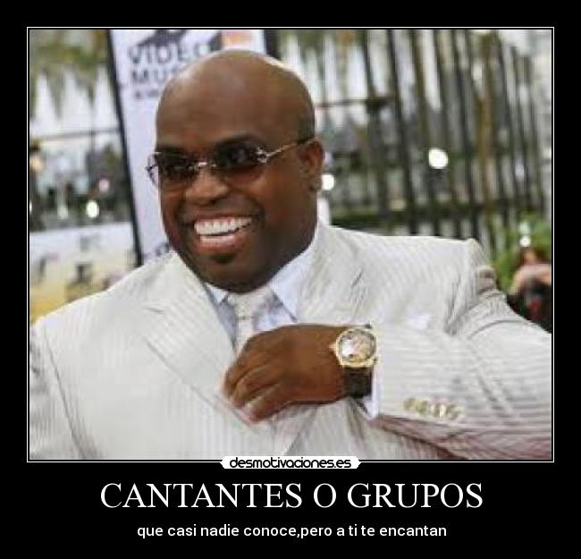 carteles cantantes grupos desmotivaciones