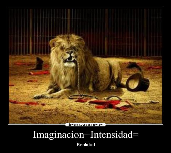 Imaginacion+Intensidad= - Realidad