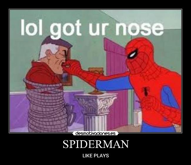 carteles spiderman justin biber trolls rock metal canis desmotivaciones