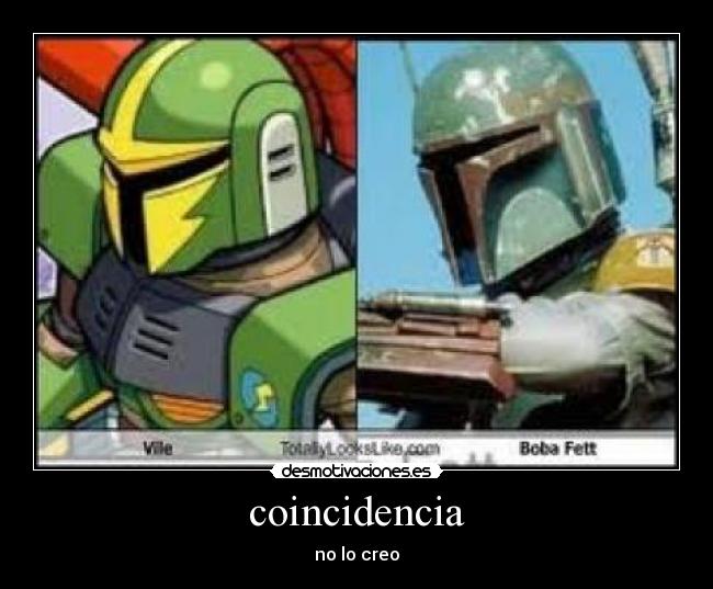 coincidencia - no lo creo
