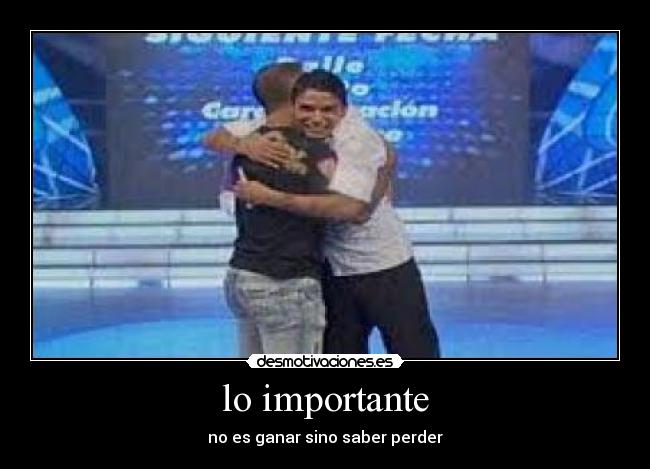 lo importante -