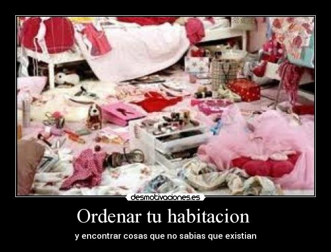 Ordenar tu habitacion  - 