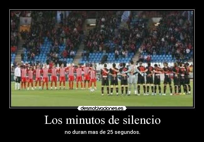Los minutos de silencio - 