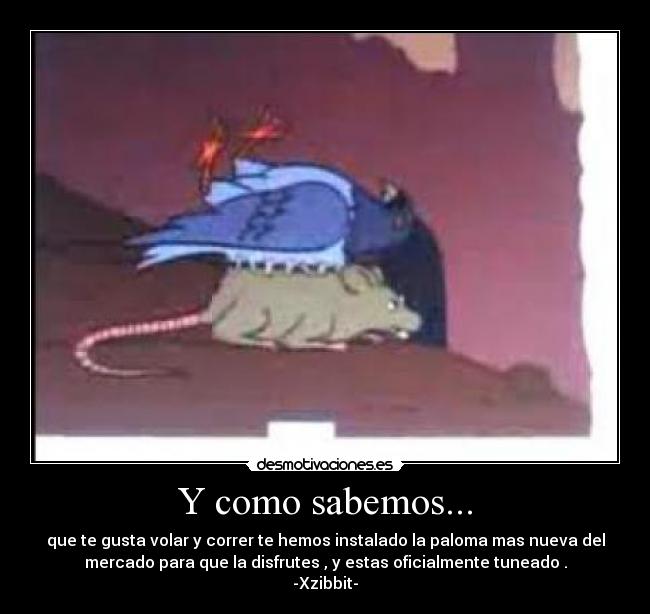 Y como sabemos... - 