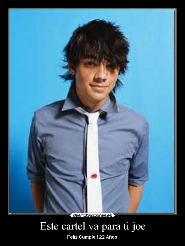 carteles joe jonas desmotivaciones