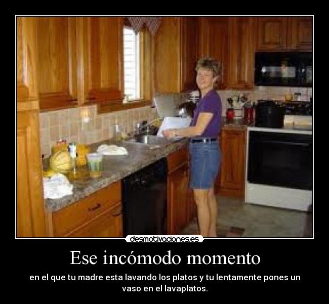 Ese incómodo momento -