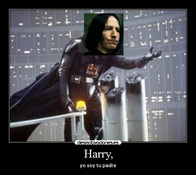 carteles harry potter severus snape padre desmotivaciones