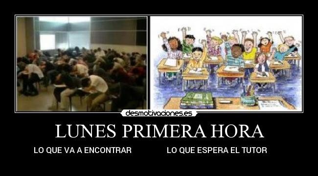 LUNES PRIMERA HORA - 