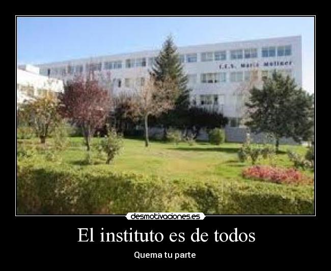 El instituto es de todos - 