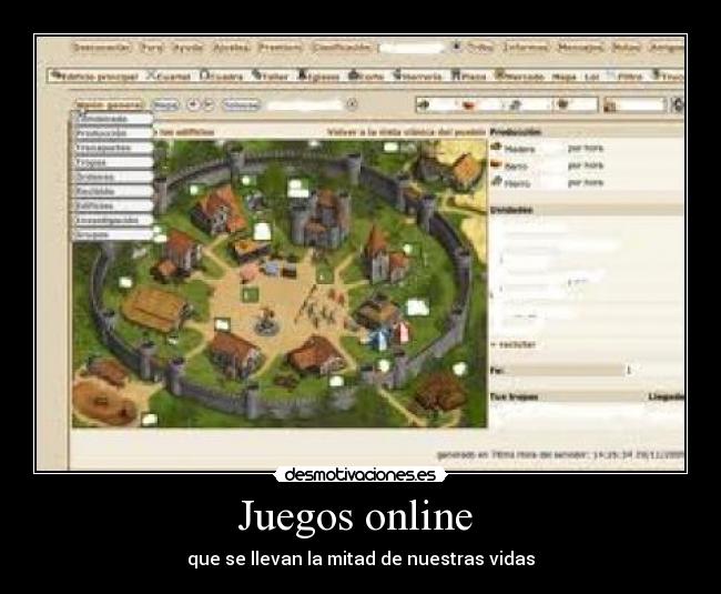Juegos online - que se llevan la mitad de nuestras vidas