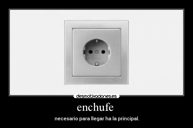enchufe -